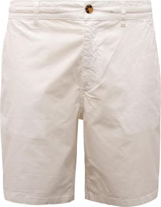 MC2 Saint Barth Ischia Bermuda Shorts - Heren - Korte Broeken - Wit - L - Katoen - Korte Broeken