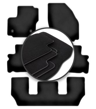 OEM Alfombrillas Premium Para Ford Galaxy Mk2 Fl 7 Plazas (2012-2015)