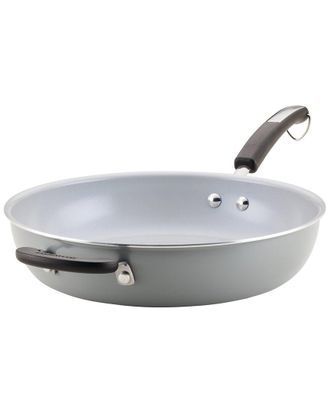 Farberware Eco Advantage Ceramic Nonstick Deep Frying Pan With Helper Handle