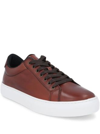 Vagabond lace-up leather sneakers - Brown