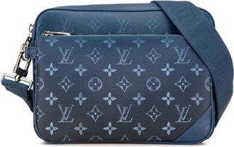 Louis Vuitton Pre-owned Monogram Gradient Trio Messenger - Dames - Vintage Schoudertas - Blauw - ONE Size - Vintage