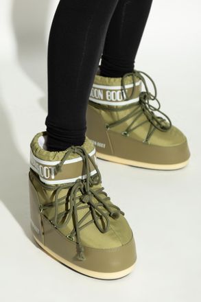 Moon Boot Snow Boots Icon Low Nylon, Womens, Green