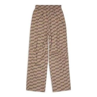 Balenciaga BB Monogram Tracksuit Pants Beige Brown 704720TML369378