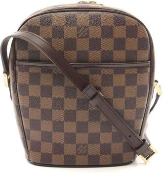Louis Vuitton Borsa a tracolla Ipanema Damier Ebene PM 2001 - Marrone