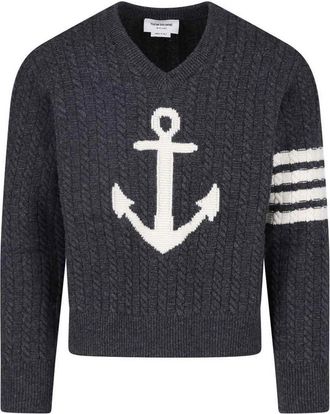 Thom Browne Virgin Wool Cardigan