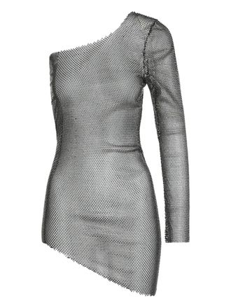 Santa Brands Asymmetrische mini-jurk - Zwart