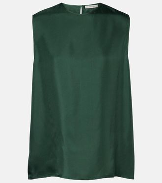 Asceno Trento silk twill tank top