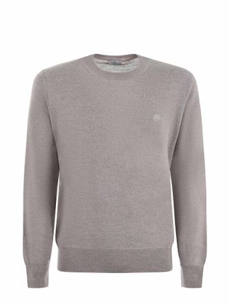 Etro Pegaso Embroidered Crewneck Jumper