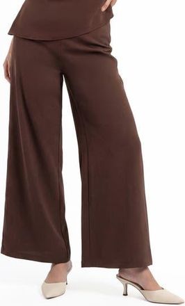 By Design Iced Tea Wide Leg Pants in Chocolate at Nordstrom Rack, Size X-Small