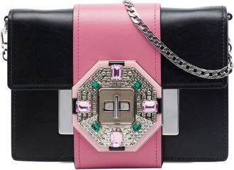 Prada Pre-owned Prada City Calf Crystal Embellished Ribbon Bag Ladies I4GG9EXF0HWRMYYS