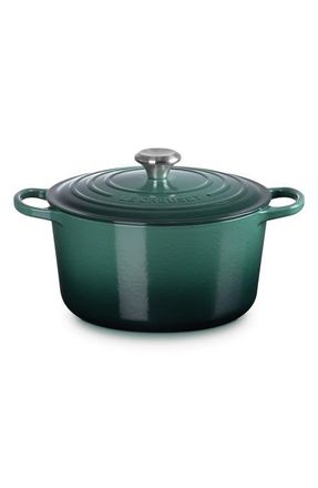 LE CREUSET Signature 6.5-Quart Round Enamel Cast Iron Dutch Oven in Artichaut at Nordstrom