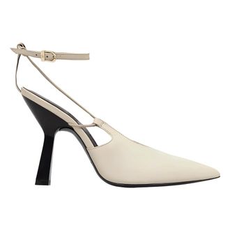 Patrizia Pepe Patrizia Pepe, Pumps, female, White, Size: 8 US Pointed Leather Sandal