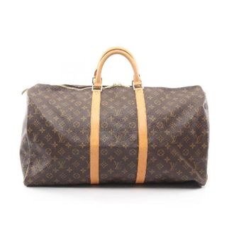 Louis Vuitton Pre-owned Weekend Bags, female, Brown, Size: ONE SIZE Pre-owned Keepall Bandouliere Monogram Boston Bag
