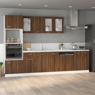 vidaXL Mobiletto lyon Rovere Marrone 80x46x81,5 Cm - Vidaxl
