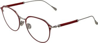 Tod's Rode Metalen Montuur Bril To1044888