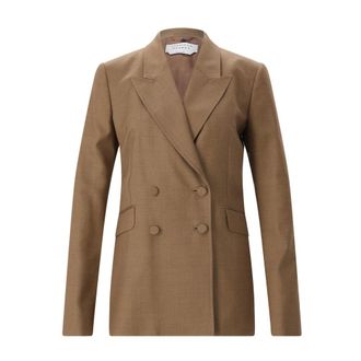 Gabriela Hearst Blazers - Dames - Jassen - Bruin - Maat: XL Zijde
