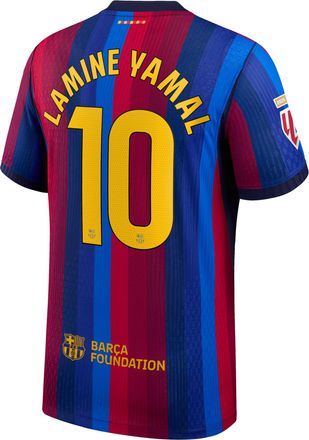 Nike Lamine Yamal Barcelona 2026/27 Match Home Nike Mens Aero-FIT Soccer Jersey in Red | NN204353832-FCB