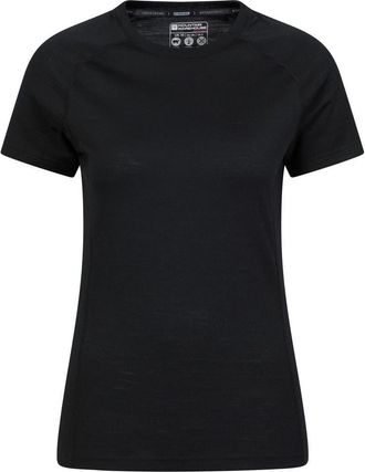 Mountain Warehouse Summit Merino Wool Thermal Top in Black at Nordstrom, Size 12