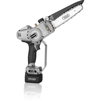 VOLPI Potatore a catena a batteria Volpi kvs6000 barra 19 cm 2 batterie 21,6v 4,0ah