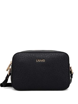 Liu Jo logo-lettering crossbody bag - Black
