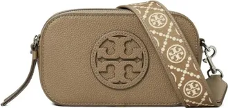 Tory Burch Taupe Miller Mini Crossbody Bag