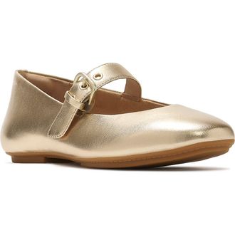 FitFlop Delicato Leather Mary Janes in Platino at Nordstrom, Size 7.5