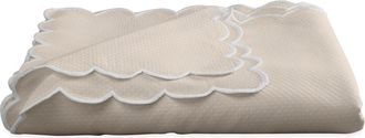 Matouk Savannah Gardens 68 x 108-Inch Tablecloth in Dune at Nordstrom, Size 68X108