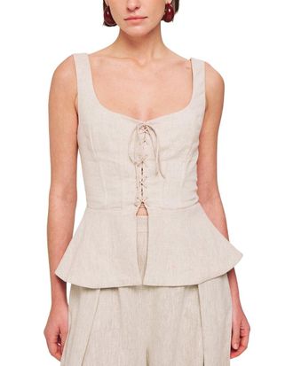 Ronny Kobo Catalan Linen Top