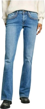 Pepe Jeans London Boot-cut Jeans - Dames - Bootcut Jeans - Blauw - W27 - Jeans