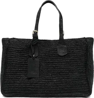 Ibeliv Woven Top Handle Shoulder Bag