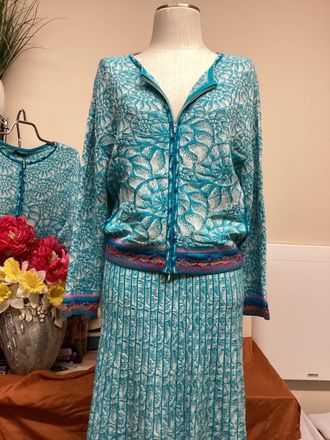 Ivko Womens Zip Cardigan In Seashell