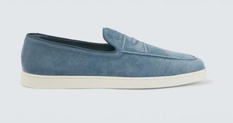 Churchs Pebbles suede penny loafers