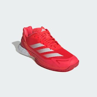 adidas adidas Performance Mens Defiant Speed 2 Tennis Shoes - Red - Size UK 9.5