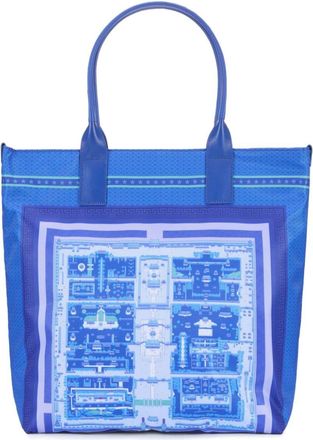 Shanghai Tang Double Happiness tote bag - women - Fabric - OS - Blue