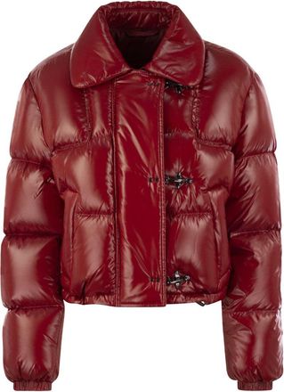 Fay 3-Hook Cropped Down Jacket