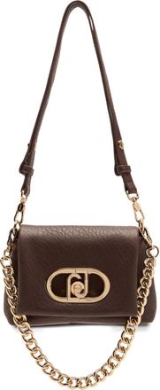 Liu Jo small LaPuffy logo-plaque chain-strap shoulder bag - Brown