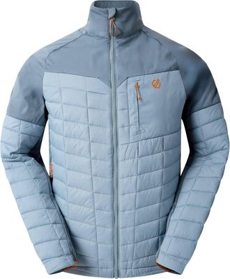 Dare 2B Dare 2B Mens Mountaineer II Quilted Hybrid Jacket (Stormy Weather/Lead Grey) - Blue Multi - Size 2XL