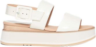 Paloma Barceló Wedge Sandals With Glossy Naplak Finish