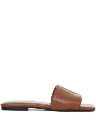 Anine Bing Womens Ria Slides In Cognac