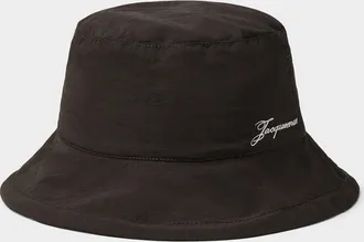 Jacquemus Womens Baluchon canvas bucket hat