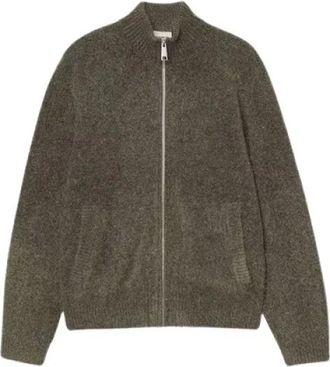 Carhartt Work in Progress Curtis Sweater Jacket - Heren - Truien - Groen - Maat: XS Zijde