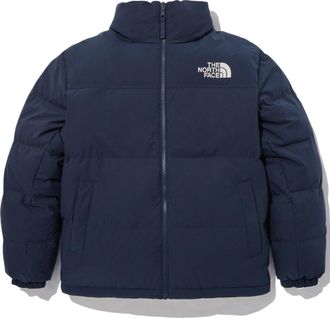 The North Face Logo Winter Puffer Jacket Navy NJ1DN77B
