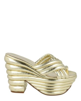 Ferragamo Rey Platform Sandals - Narrow Width