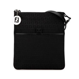 Fendi Pre-owned Fendi Zucchino Canvas Crossbody Unisex 8BT151