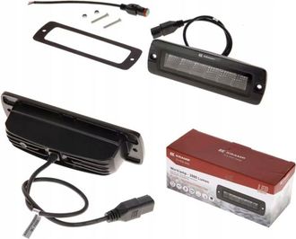 OEM L&aacute;mpara De Trabajo Led Rectangular 30w 2880lm 12 24v 157x49,7x60 Mm Con Enchufe