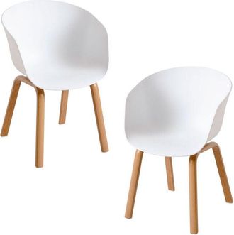 Regalos Miguel Packs Sillas Comedor - Pack 2 Sillas Hema - Blanco