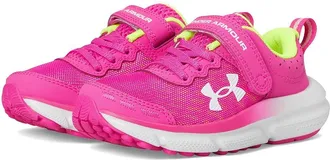 Under Armour Assert 10 Alternate Closure (Little Kid) Boys Shoes Rebel Pink/High Vis Yellow/White : 1.5 Little Kid M, Synthetic