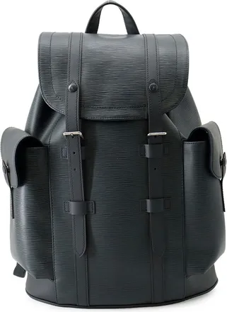 Louis Vuitton Navy Blue Epi Leather Backpack (Pre-Owned)