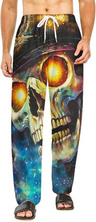 Generic Skull Pirates Mens Pyjama Pants Loose Pjs Pajama Bottoms Lounge Joggers Sweatpants Casual Sleepwear