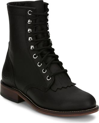 Justin Boots Womens Roper Boot In Black
